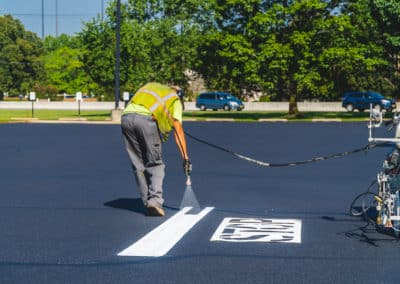 Parking Lot Line Striping Project