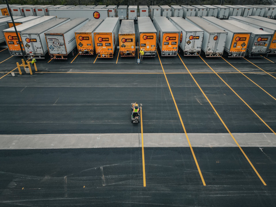 Commercial Asphalt Paving Pavement Markings